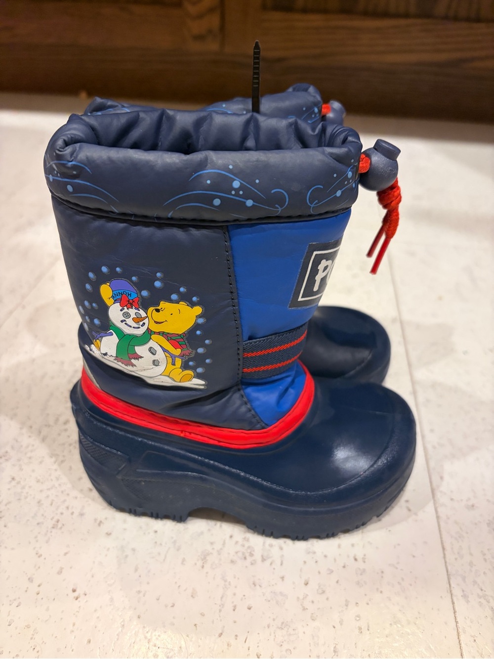 Vintage Kids Winnie the Pooh Winter Boots